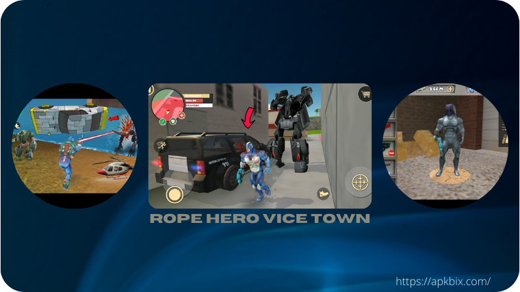 Rope Hero Vice Town Mod Apk download free